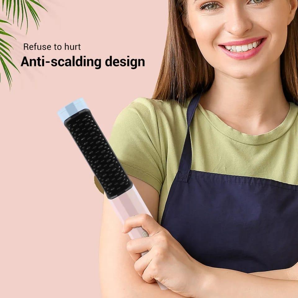 Hair Straightener Rechargeable Electric Heat Comb