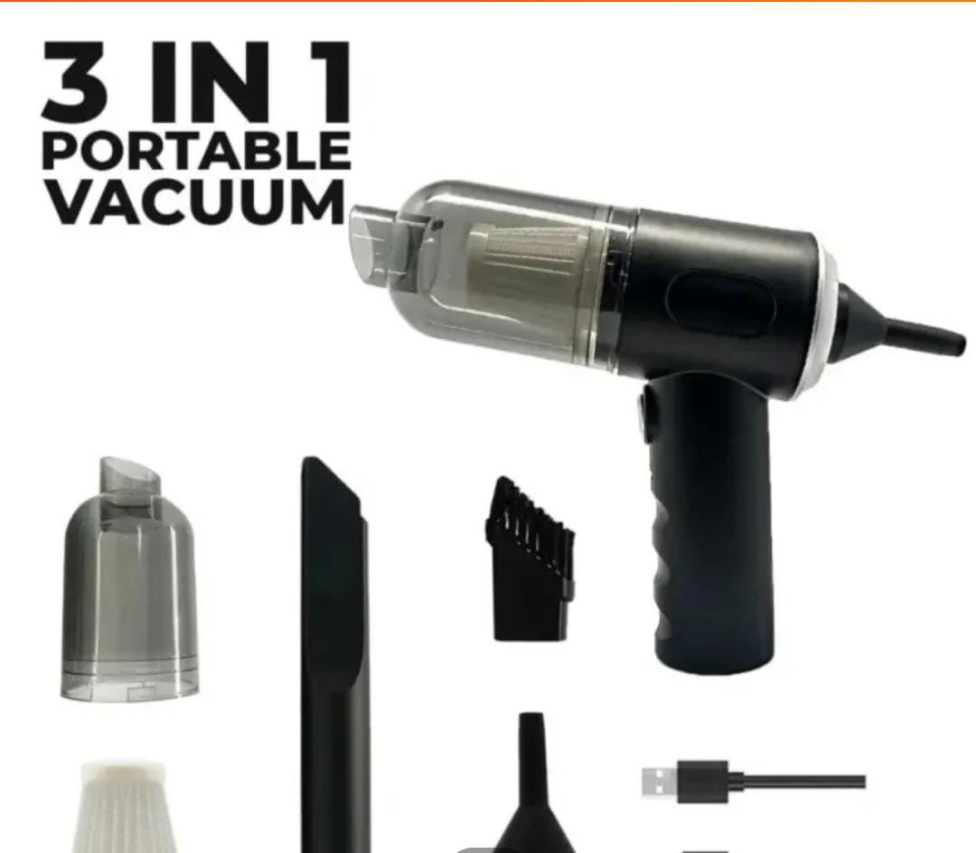 3 In 1 Portable Vacuum Cleaner Duster Blower Air Pump
